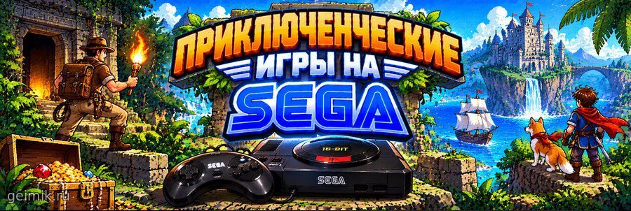 Приключенческие игры на Сега — играть онлайн бесплатно