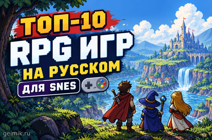 Топ-10 RPG на русском для SNES — лучшие ролевые игры
