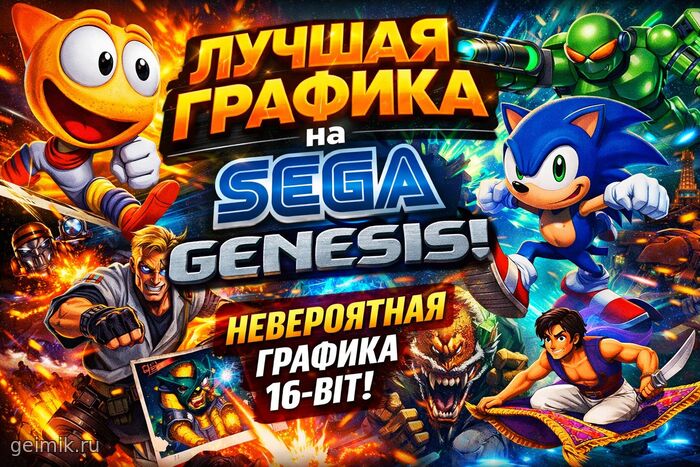 ТОП-10 самых красивых игр на Sega Genesis
