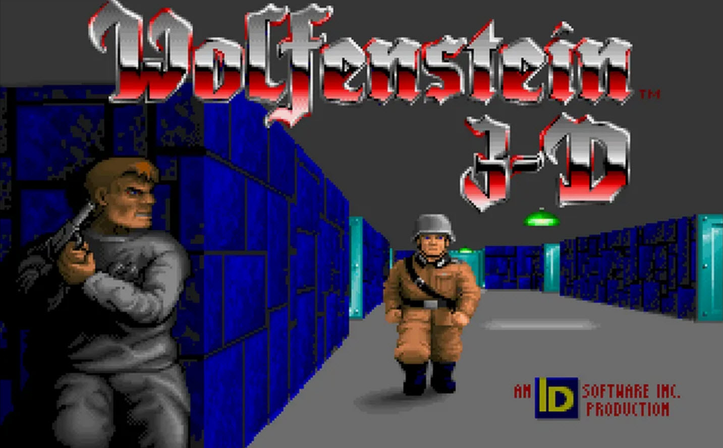 WOLFENSTEIN 3D на русском.