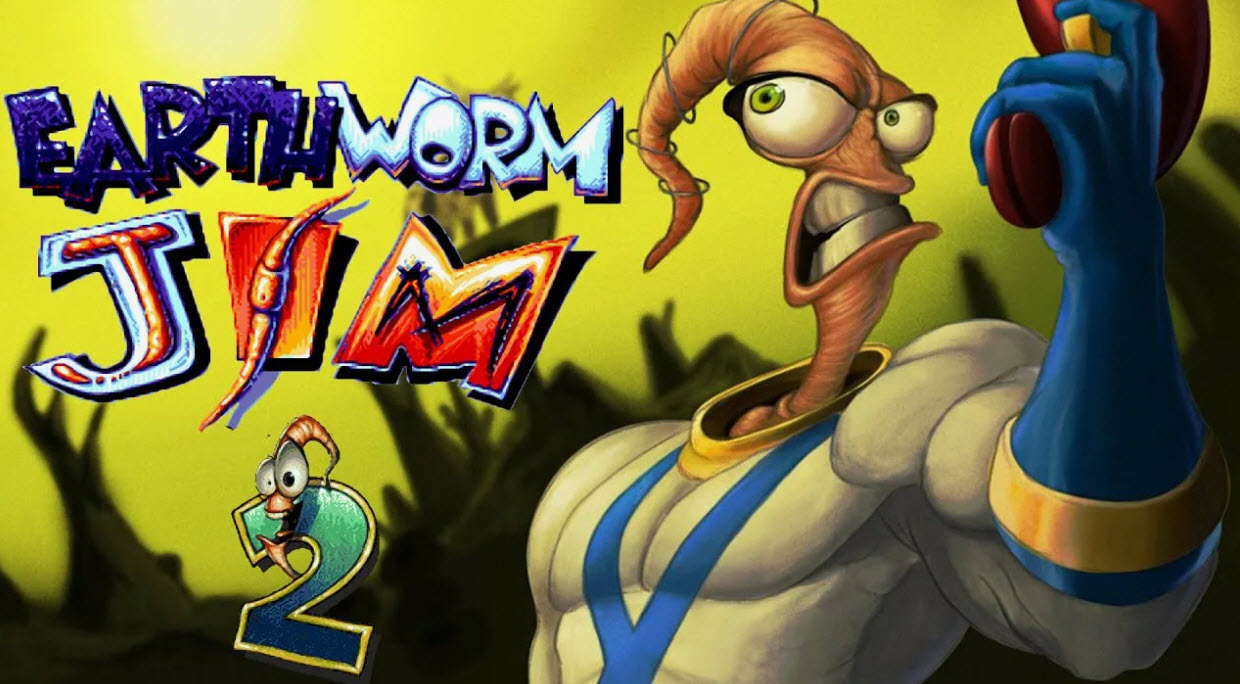 Червяк Джим 2 (Earthworm Jim 2) на русском