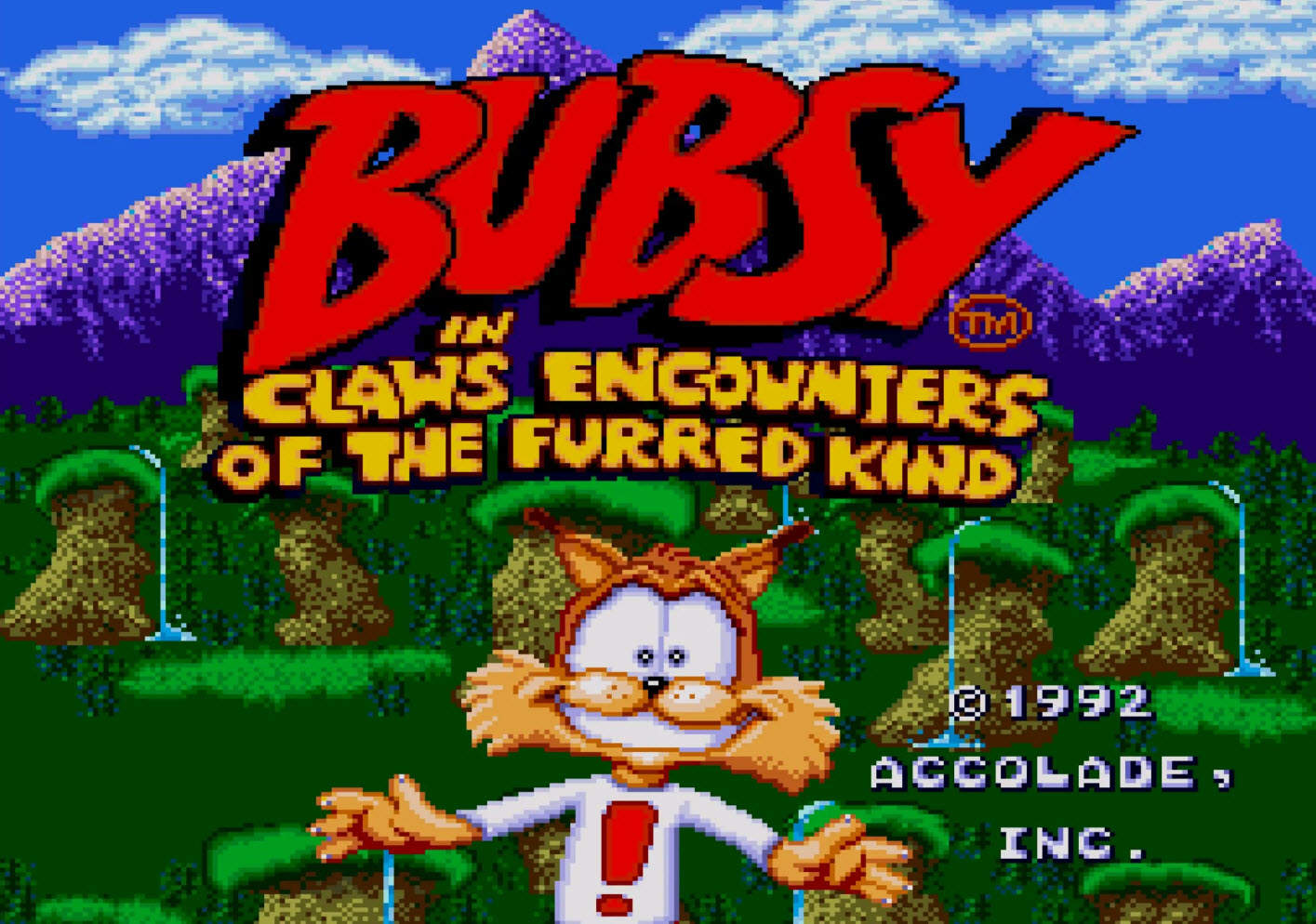 Bubsy in Claws Encounters of the Furred Kind