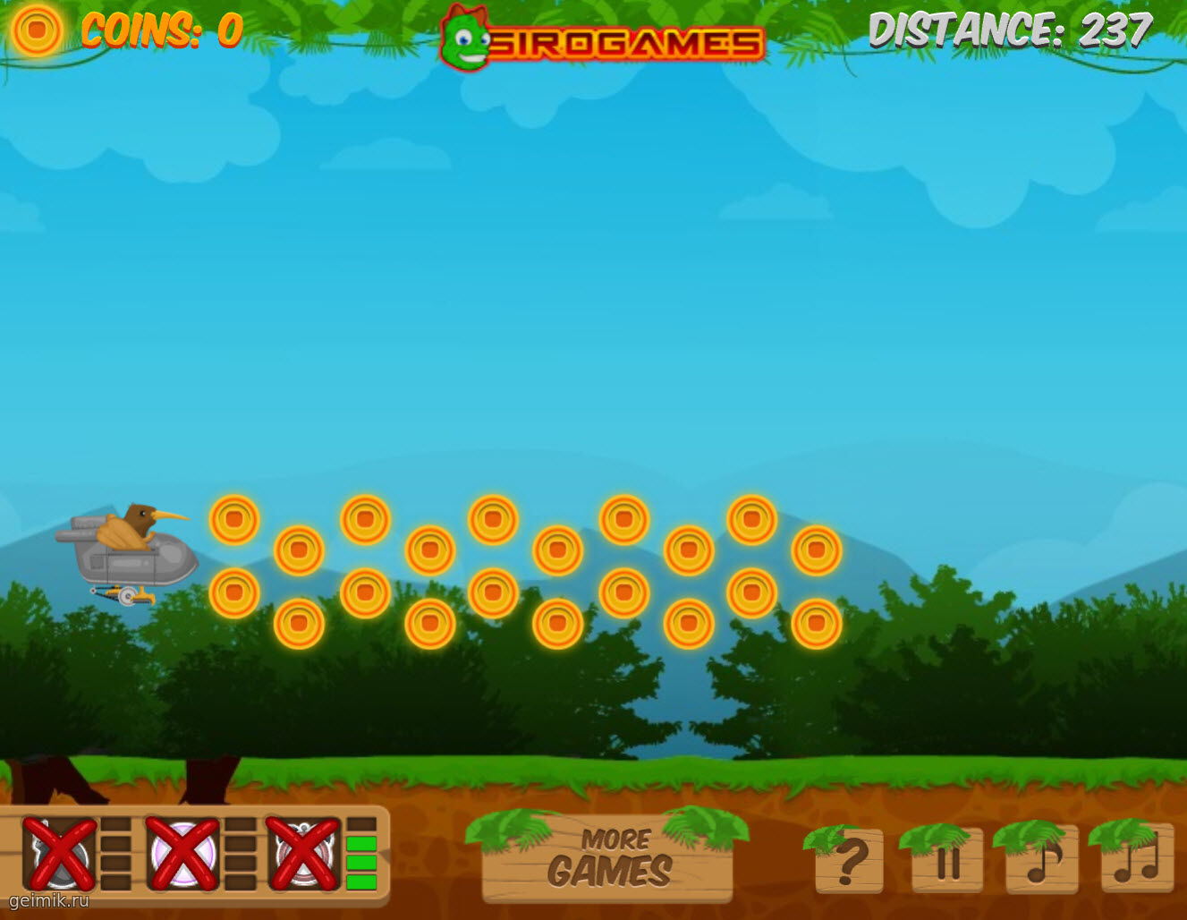 Летающий киви (Flying Kiwi)