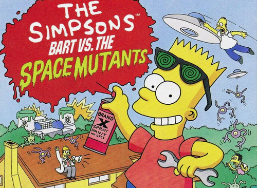 Simpsons: Bart vs The Space Mutants на русском.