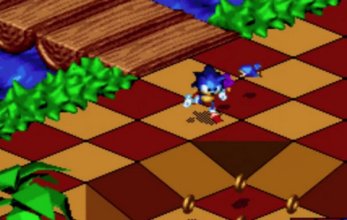 Sonic 3D Blast на русском.