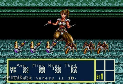 Phantasy Star III: Generations of Doom на русском.