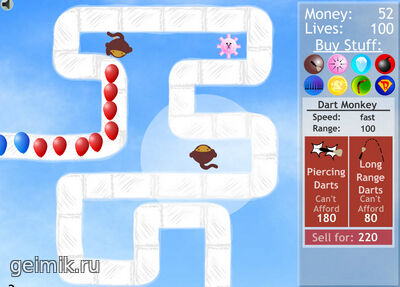 Bloons Tower Defense 2