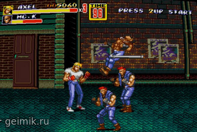 Улицы ярости 2 (Streets of Rage 2) на русском